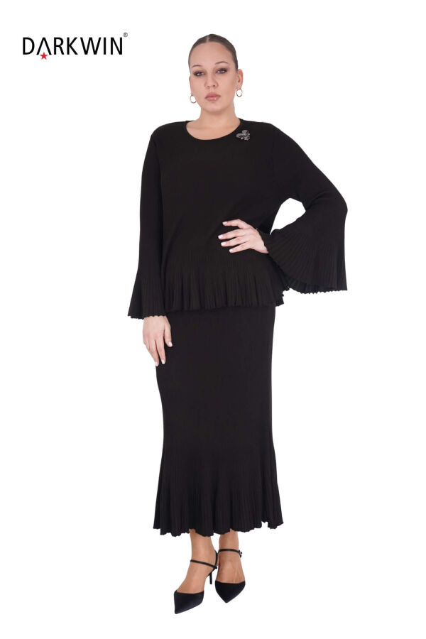 B14470 DARKWIN BLUZ-ETEK KAHVE - 5