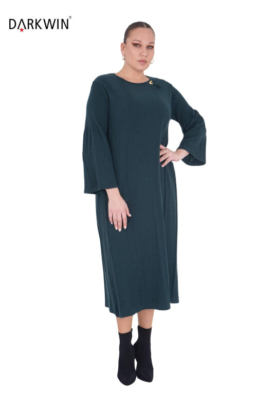 B14471 DARKWIN ELBİSE K.YESIL - 4