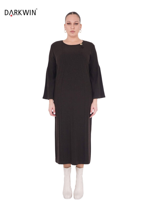 B14471 DARKWIN ELBİSE K.KAHVE - 1