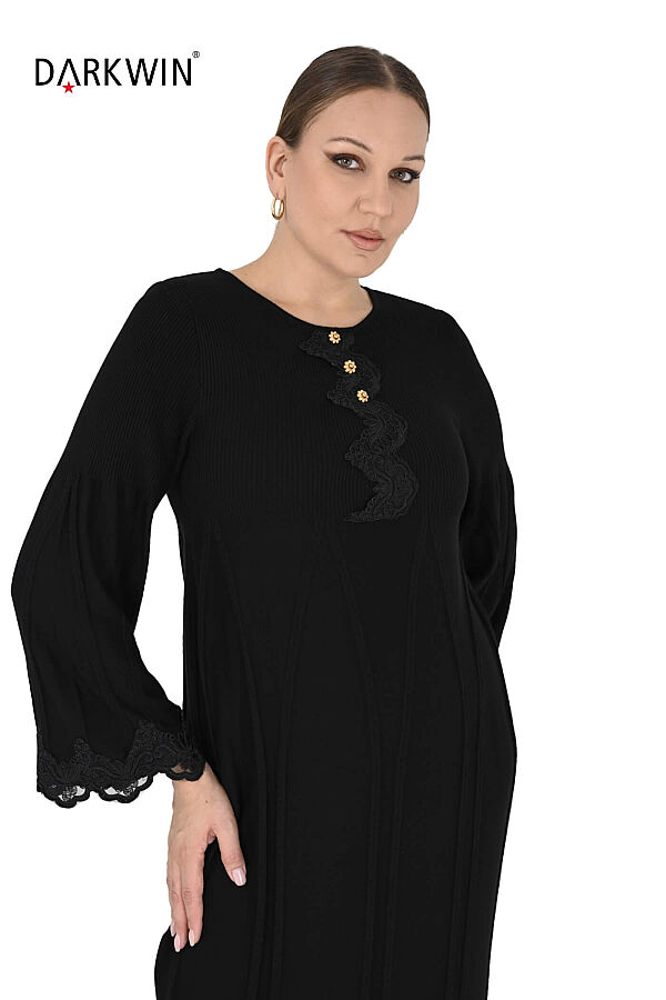 B14472 DARKWIN ELBİSE SIYAH - 7