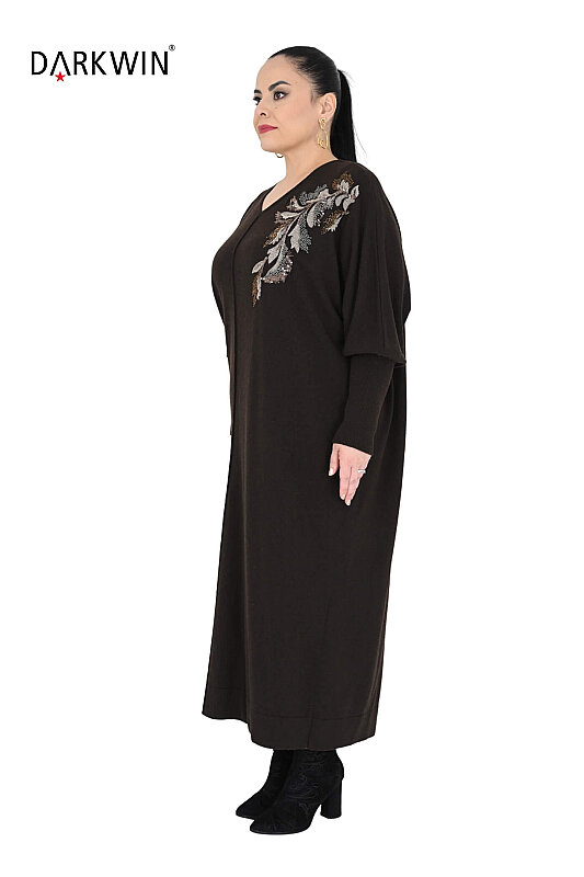 B14481 DARKWIN ELBİSE K.KAHVE - DARKWIN (1)