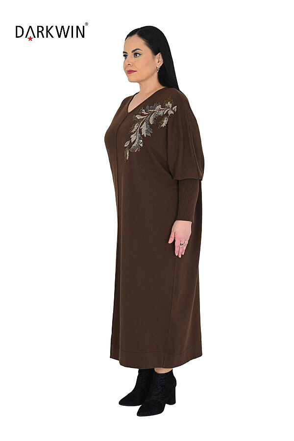 B14481 DARKWIN ELBİSE S.KAHVE - 2