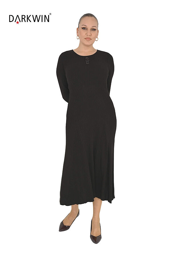 B14488 DARKWIN ELBİSE K.KAHVE - 4