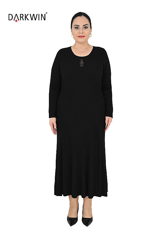 B14488 DARKWIN ELBİSE SIYAH - DARKWIN