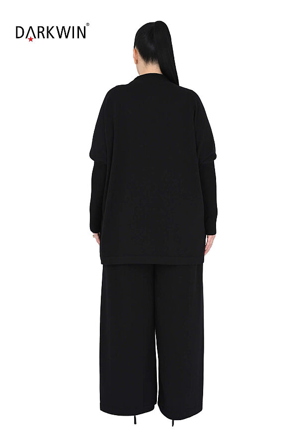 B14491 DARKWIN BLUZ-PANTOLON SIYAH - 4
