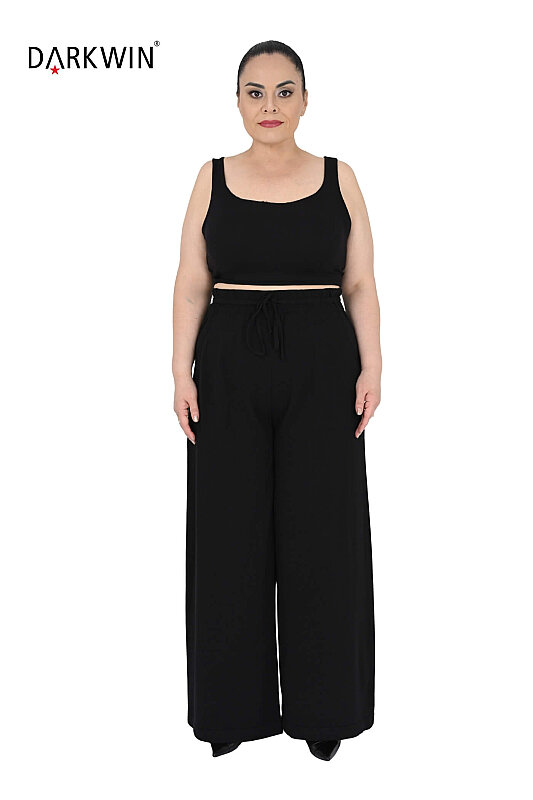 B14491 DARKWIN BLUZ-PANTOLON SIYAH - DARKWIN (1)