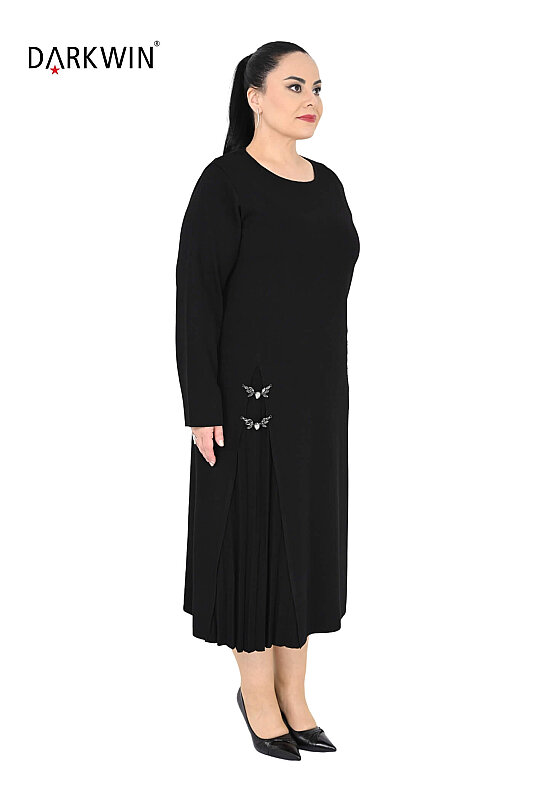 B14501 DARKWIN ELBİSE SIYAH - DARKWIN (1)
