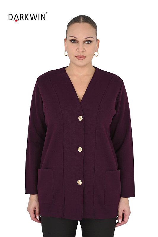 B14521 DARKWIN CEKET BORDO - Darkwin