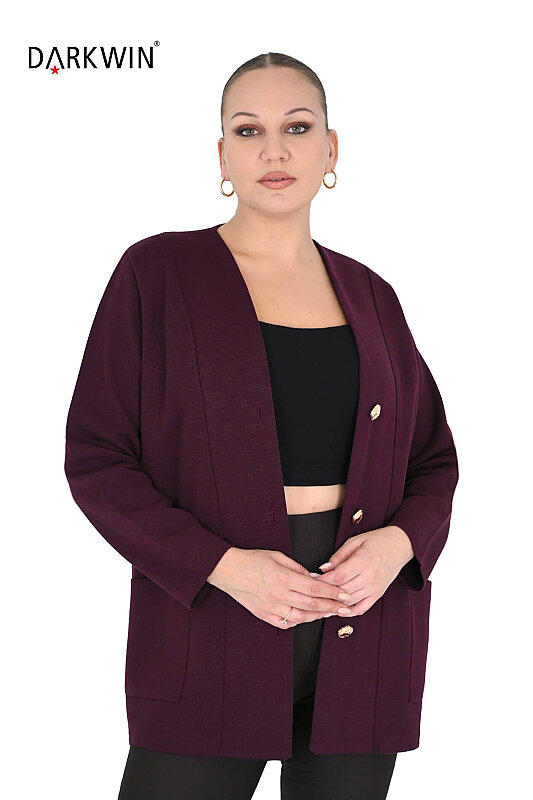 B14521 DARKWIN CEKET BORDO - 4