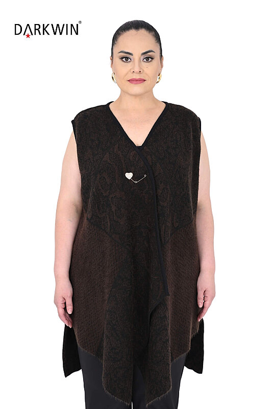 B14533 DARKWIN YELEK KAHVE - Darkwin