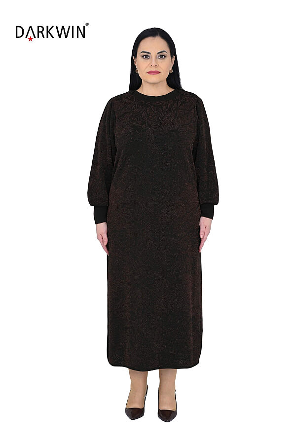 B14547 DARKWIN ELBİSE K.KAHVE-KAHVE - 1