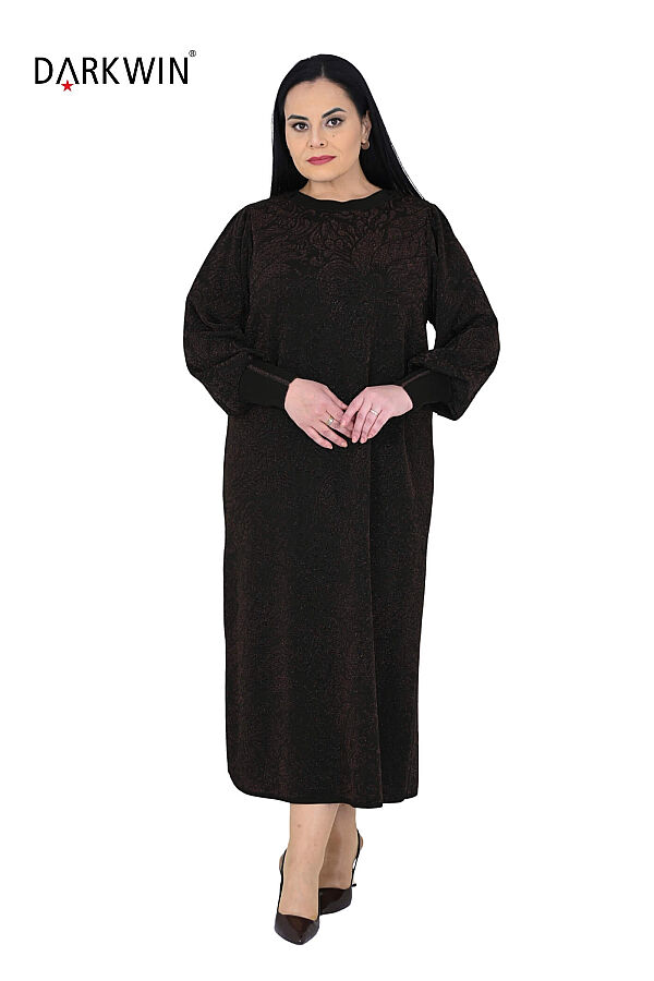 B14547 DARKWIN ELBİSE K.KAHVE-KAHVE - 4