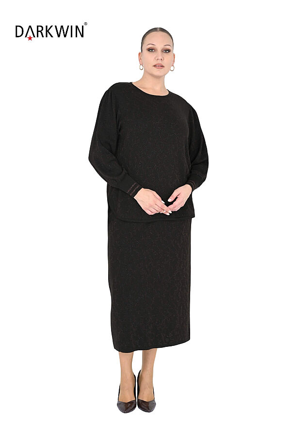 B14549 DARKWIN BLUZ-ETEK KAHVE - 4