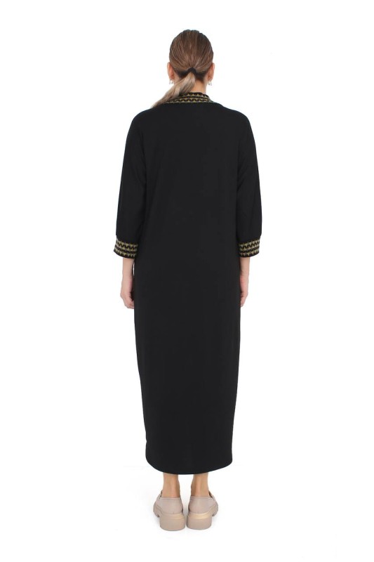 B2090 DARKWIN ELBİSE SIYAH-YESIL - DARKWIN (1)