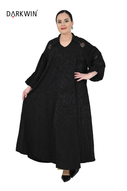 B2175 DARKWIN ELBİSE SIYAH - 4