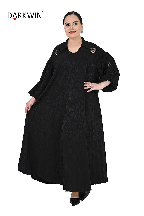 B2175 DARKWIN ELBİSE SIYAH - 4