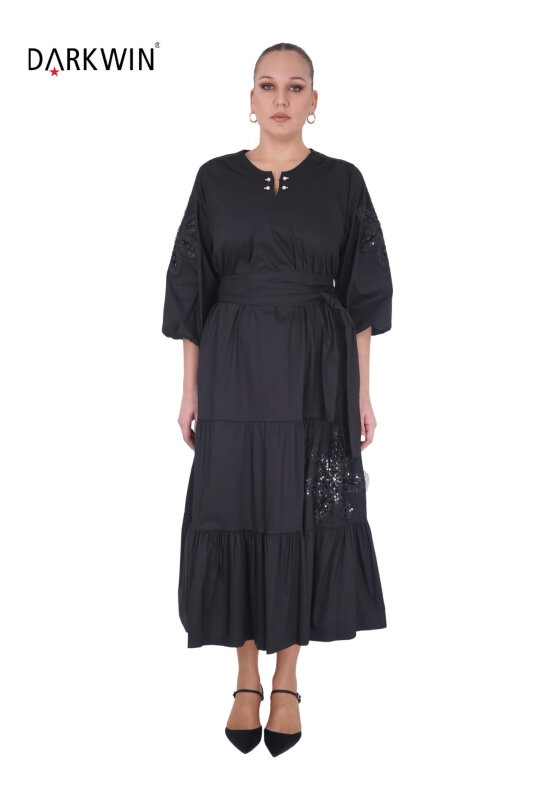 B2331 DARKWIN ELBİSE SIYAH - DARKWIN