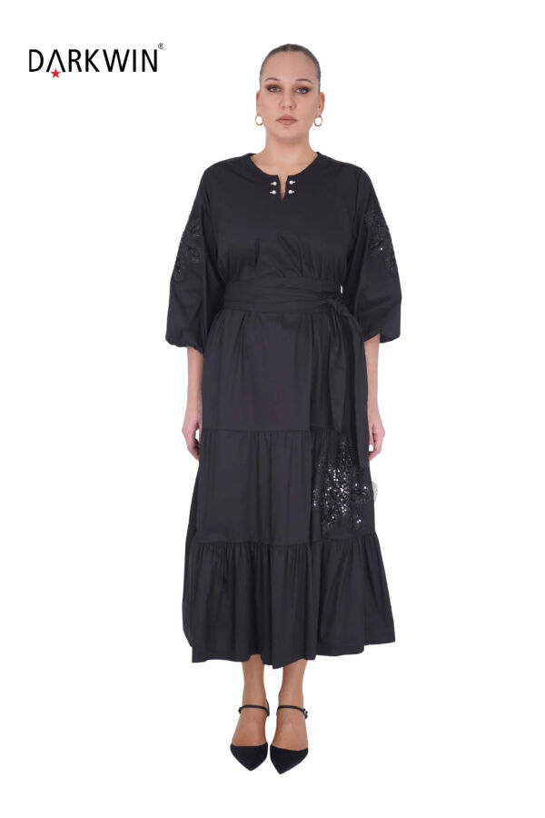 B2331 DARKWIN ELBİSE SIYAH - 1