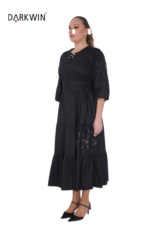 B2331 DARKWIN ELBİSE SIYAH - DARKWIN (1)