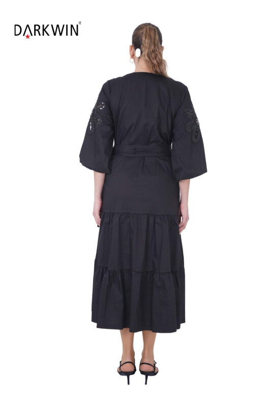 B2331 DARKWIN ELBİSE SIYAH - 3