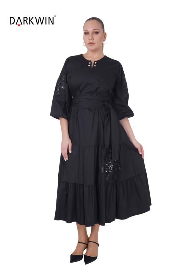 B2331 DARKWIN ELBİSE SIYAH - 4