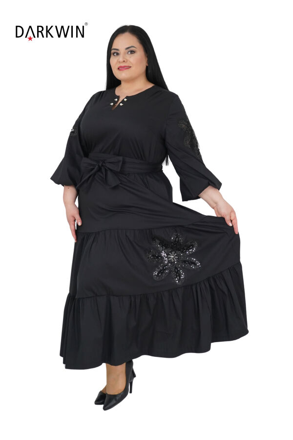 B2331 DARKWIN ELBİSE SIYAH - 2