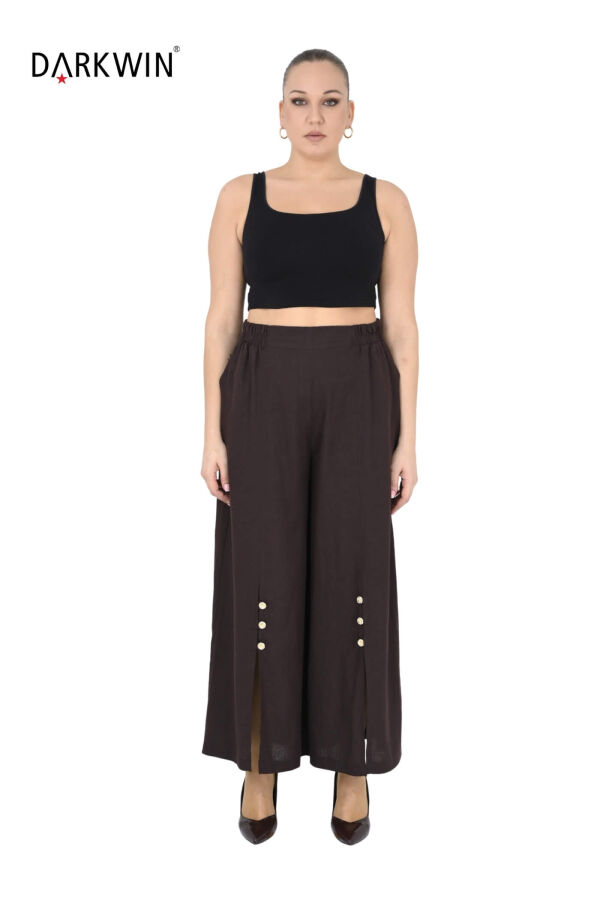 B2573 DARKWIN BLUZ-PANTOLON KAHVE - 5