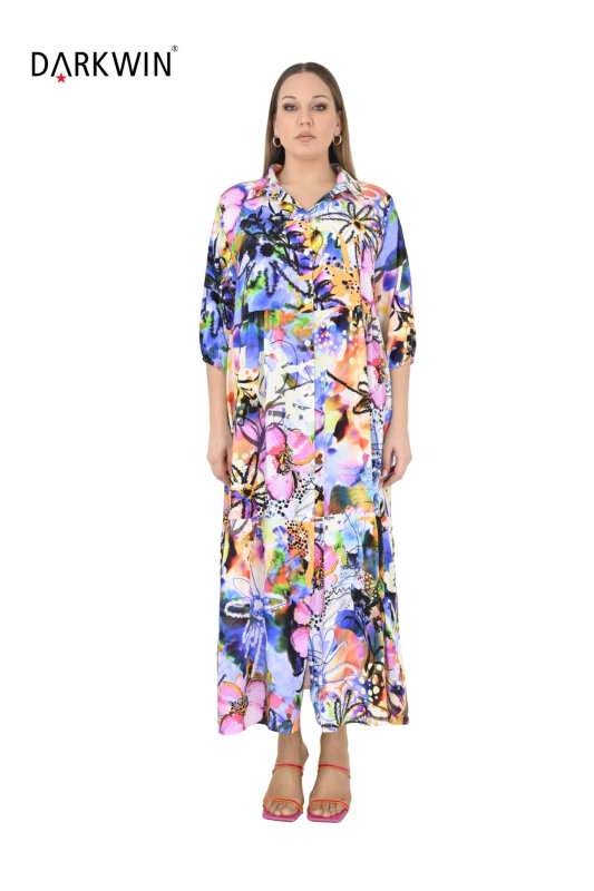 B2580 DARKWIN ELBİSE DESENLI - DARKWIN