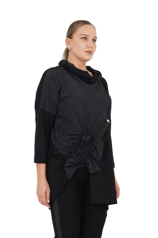 Darkwin - B2801 DARKWIN TUNİK SIYAH (1)