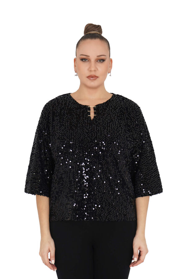 B2916 DARKWIN BLUZ SIYAH - 1