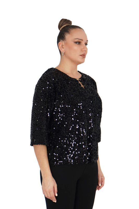 B2916 DARKWIN BLUZ SIYAH - 2