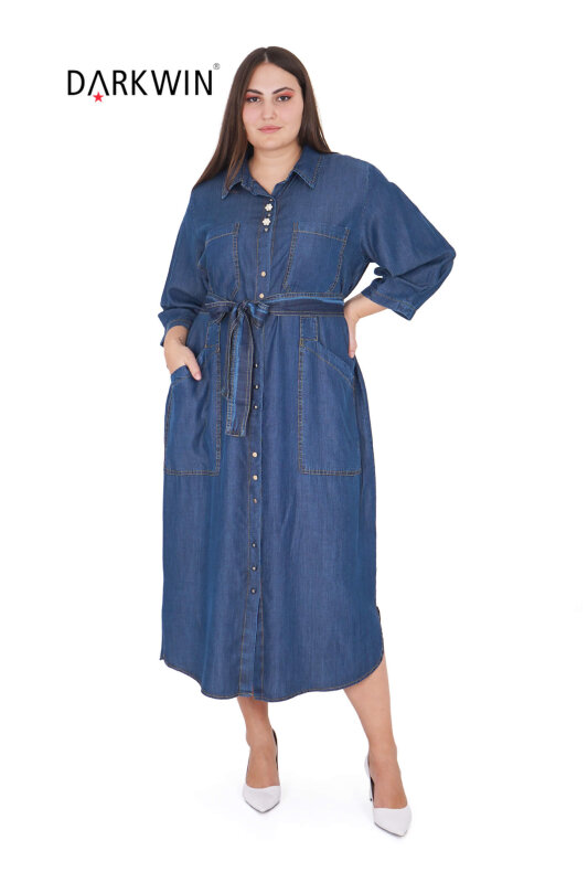 B2919 DARKWIN ELBİSE JEAN - DARKWIN