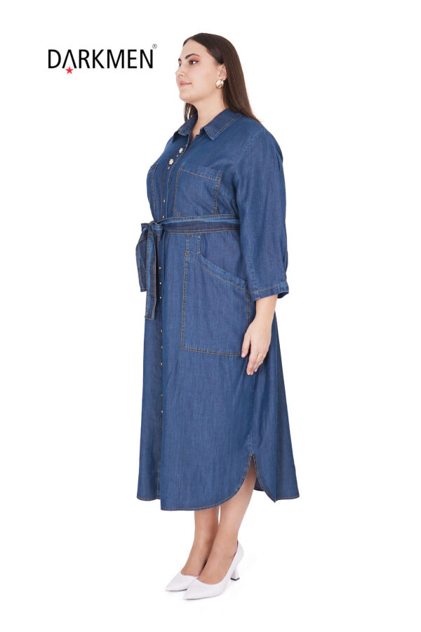 B2919 DARKWIN ELBİSE JEAN - 4