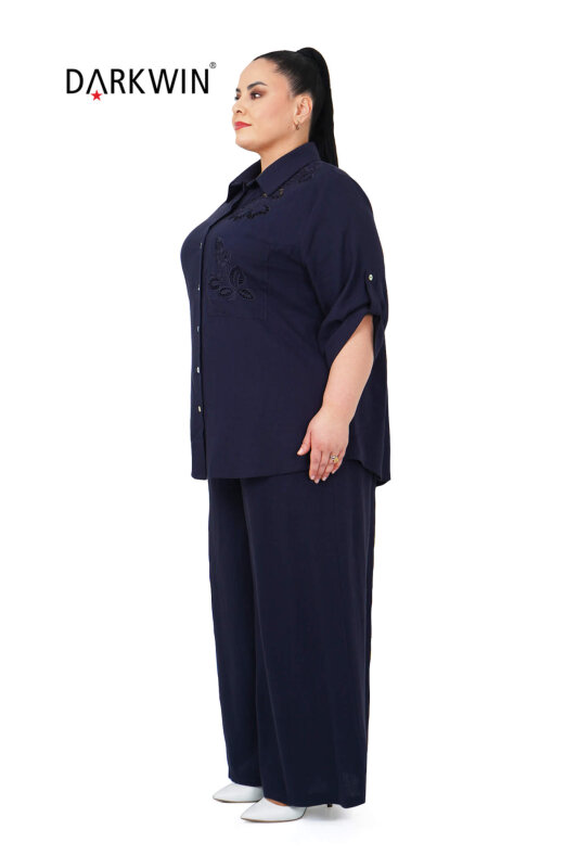 B3102 DARKWIN GÖMLEK-PANTOLON LACIVERT - 2