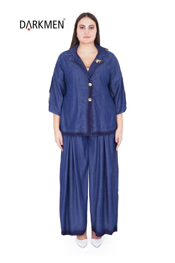 B3422 DARKWIN CEKET-PANTOLON JEAN - 1