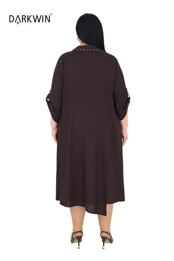 B3539 DARKWIN ELBİSE K.KAHVE - 3