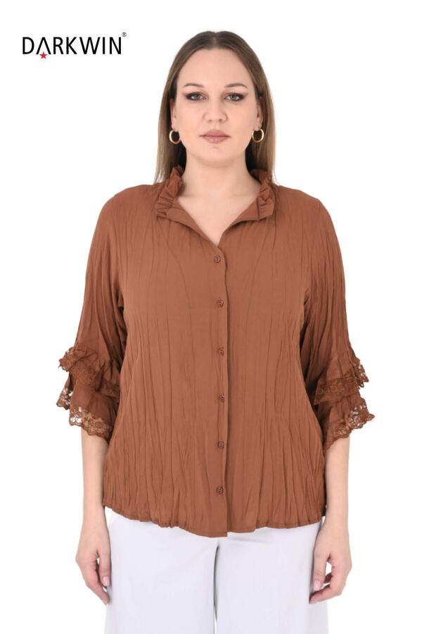 B3546 DARKWIN GÖMLEK KAHVE - 1