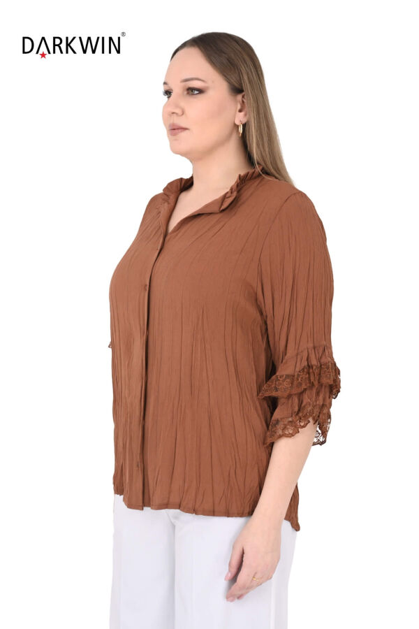 B3546 DARKWIN GÖMLEK KAHVE - 2