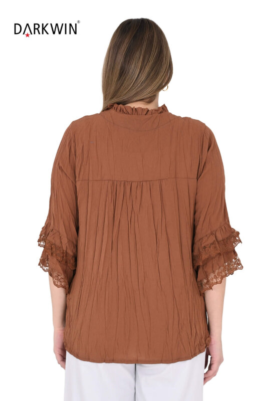 B3546 DARKWIN GÖMLEK KAHVE - 3