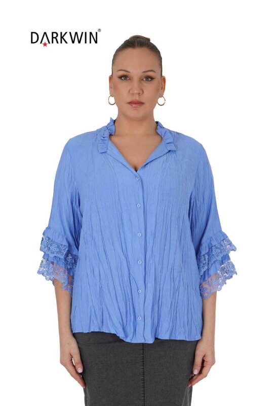 B3546 DARKWIN GÖMLEK MAVI - DARKWIN