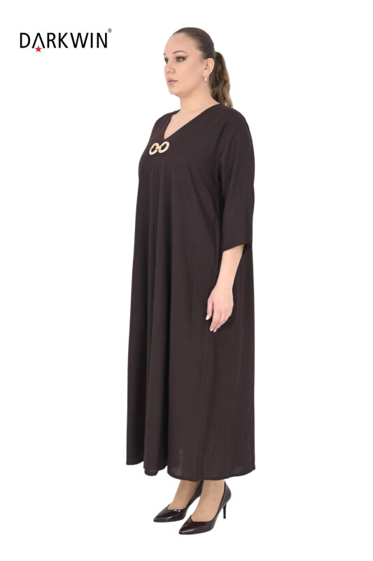 B3561 DARKWIN ELBİSE K.KAHVE - DARKWIN (1)