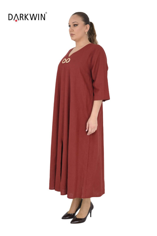 B3561 DARKWIN ELBİSE KIREMIT - DARKWIN (1)