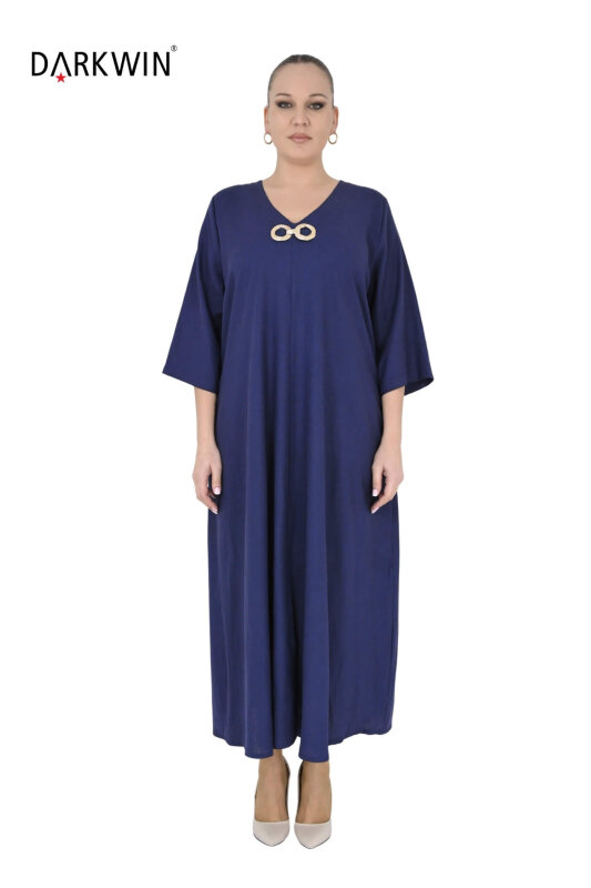 B3561 DARKWIN ELBİSE LACIVERT - DARKWIN