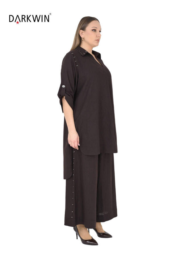 B3580 DARKWIN BLUZ-PANTOLON K.KAHVE - 2