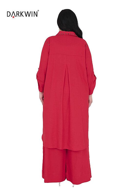B3580 DARKWIN BLUZ-PANTOLON KIRMIZI - 3