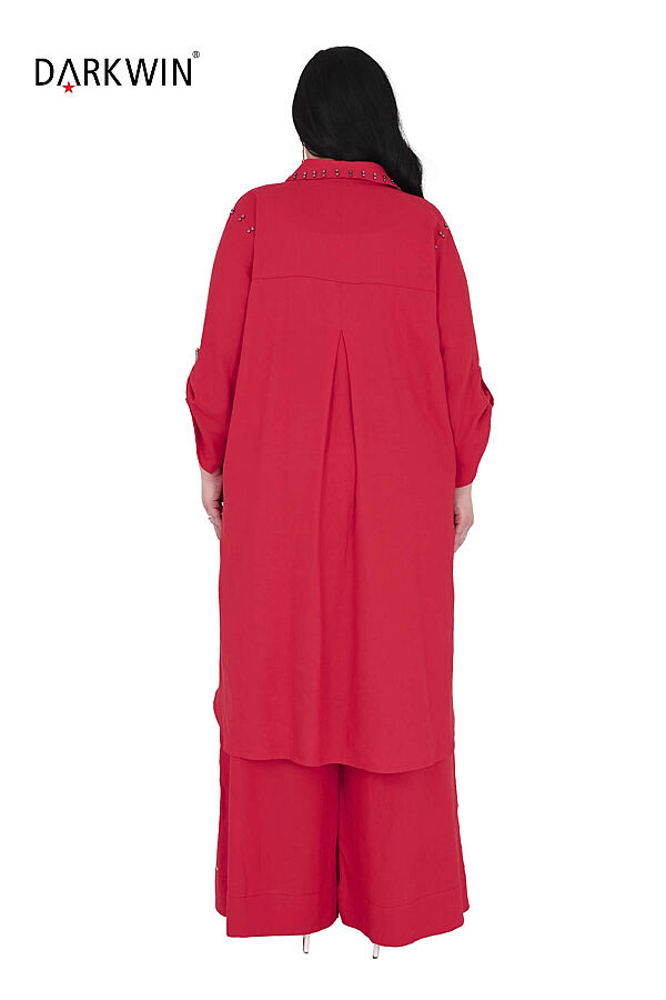 B3580 DARKWIN BLUZ-PANTOLON KIRMIZI - 3