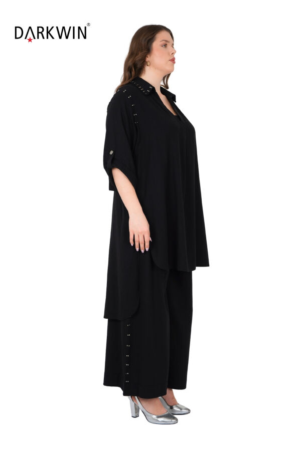 B3580 DARKWIN BLUZ-PANTOLON SIYAH - 2