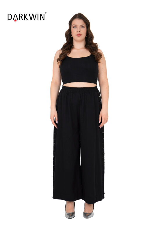 B3580 DARKWIN BLUZ-PANTOLON SIYAH - 3