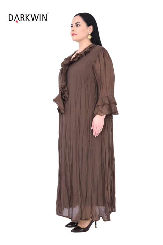 B3584 DARKWIN ELBİSE K.KAHVE - DARKWIN (1)