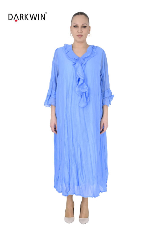 B3584 DARKWIN ELBİSE MAVI - DARKWIN